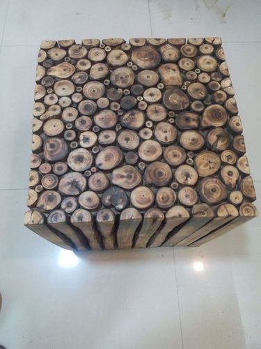 Wood Panel Stool & Table