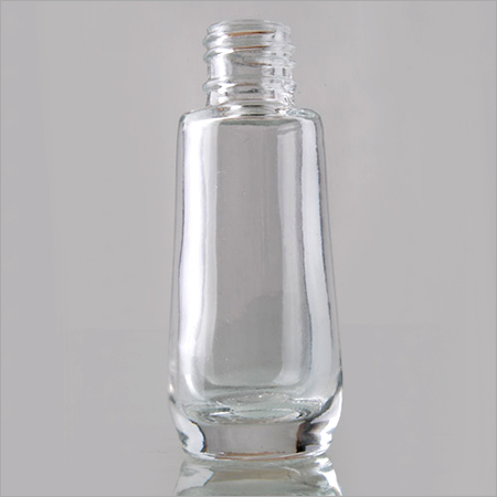 Empty Glass Nail Polish Bottle