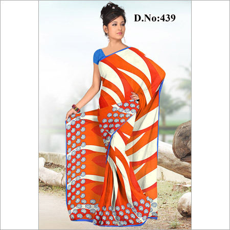 Orange Sarees