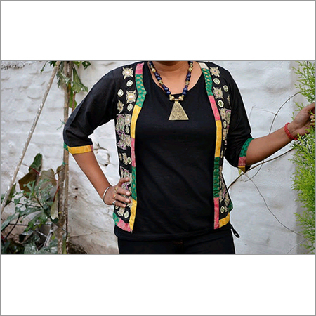 Black Silk Cotton Jacket