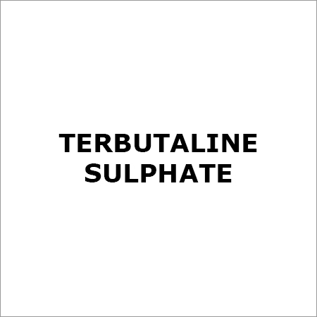 Terbutaline Sulphate - White Crystalline Powder, 5mg | Bronchodilation, Asthma Relief, Quick Action