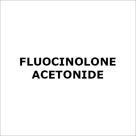 Fluocinolone Acetonide - White to Off-White Powder, 0.01-0.025% | Reduces Inflammation, Relieves Itching, Fast Acting