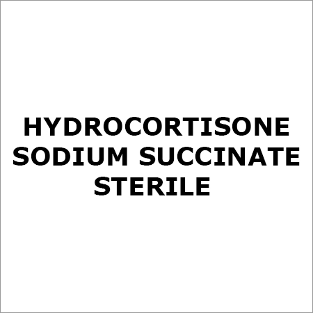 Hydrocortisone Sodium Succinate Sterile