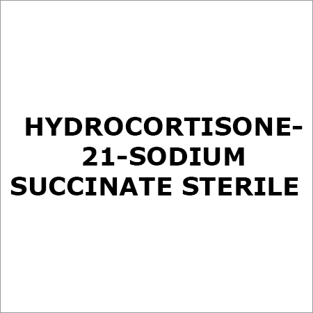 Hydrocortisone 21 Sodium Succinate Sterile