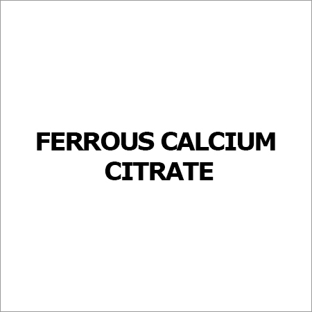 Ferrous Calcium Citrate