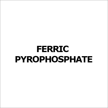 Ferric Pyrophosphate