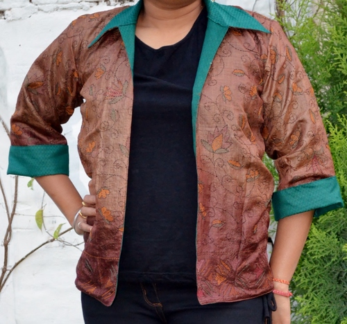 Pure Silk Double Sided Jacket