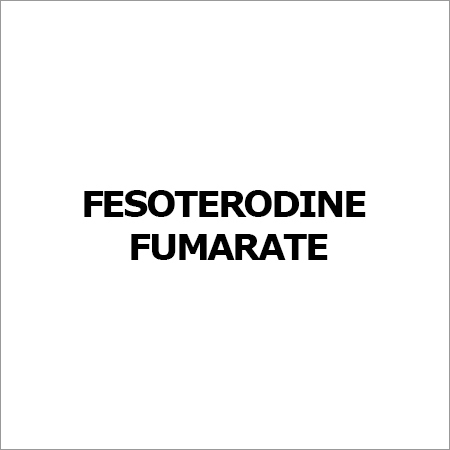 Fesoterodine Fumarate - 4mg Tablet, Blister Pack | Overactive Bladder Relief, Reduced Urinary Urgency, Improved Bladder Control