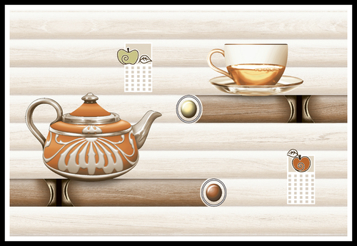 Decorative wall tiles kitchen