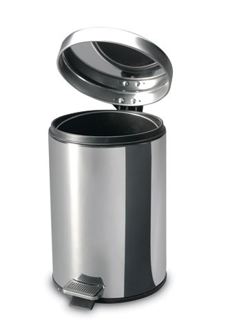 Elegance 3L Stainless Steel Pedal Bin (Bright)