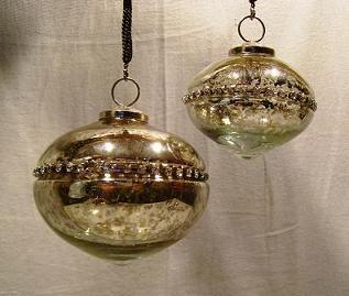 Silver Glass Hanging