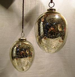 Antique Silver Glass Hangings