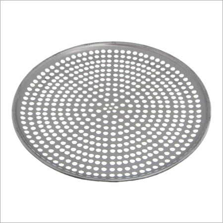 Pizza Tray Coupe Perforated Aluminium