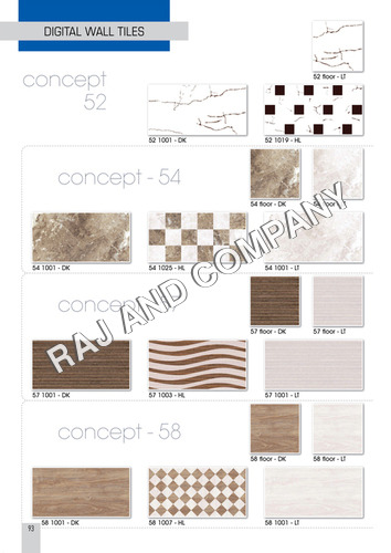 Ceramic Matt Wall Tiles Size: 20X30
