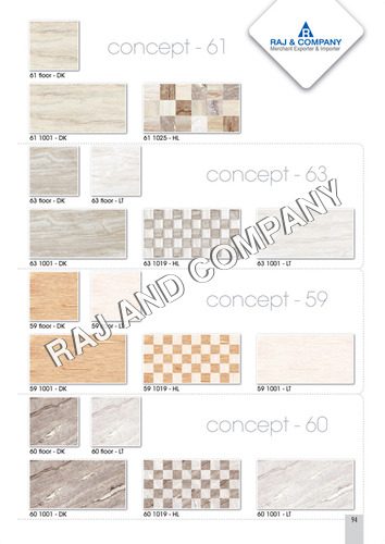 Ceramic Light Wall Tiles Size: 20X30