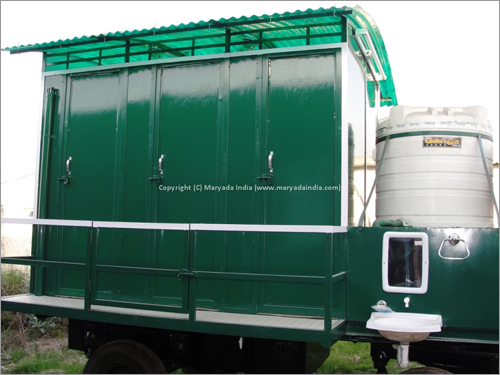 FRP Mobile Toilet Van