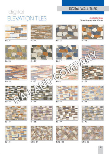 Elevation Wall Tile Size: 20X30