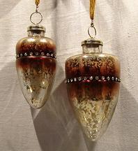 Christmas Glass Hanging Decoration