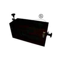 Rabbit Holder - Wooden Box-type With Air-window Push System | Front Top Lid Opening, Neck Holding Arrangement For Pharmaceutical Lab Equipment