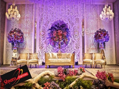 classic wedding stage