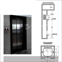 Passenger Elevator Auto Door - Color: Silver