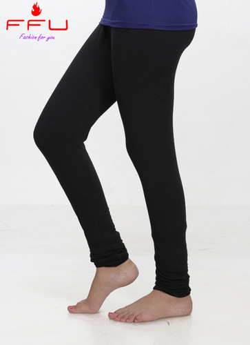 Ffu Women's Cotton Blend Legging - Up to 3XL, Multiple Colors, 4-Way Stretch, Elastic Waistband
