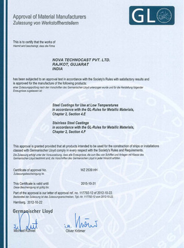 GL Marine CERTIFICATE