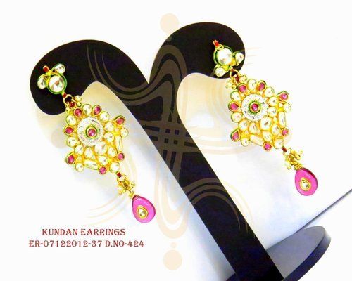 Designer Kundan Earring Gender: Women