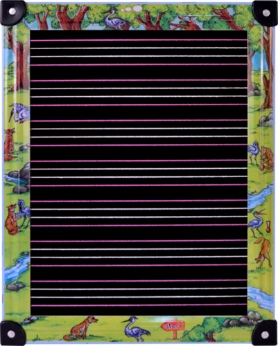 Deluxe Tin Frame Slate 4 Line - Graph Deluxe Tin Frame Slate 4 Line - Graph