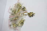 SOLID BRASS TORTOISE KEY CHAIN SET OF 25