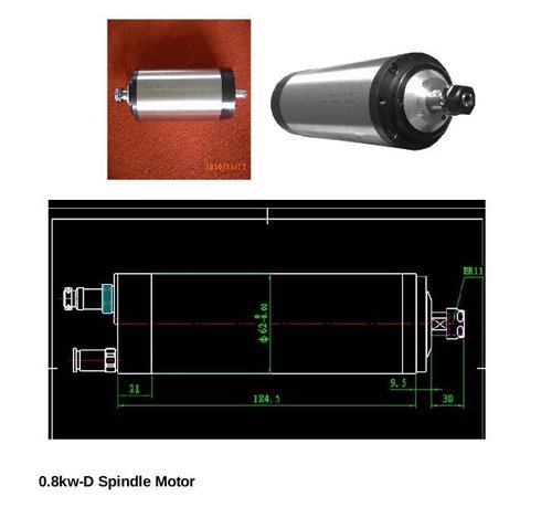 0.8kw D Spindle Motor