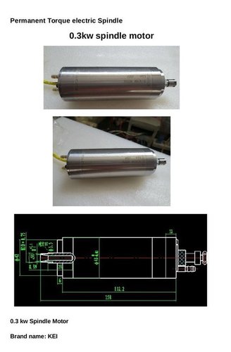 0.3kw spindle motor