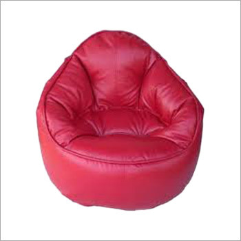 Bean Bags - Leatherette, Variable Dimensions, Red | Comfort, Durable, Relaxing, Stylish, Versatile | Filled with Polystyrene Beads, 1 Year Warranty