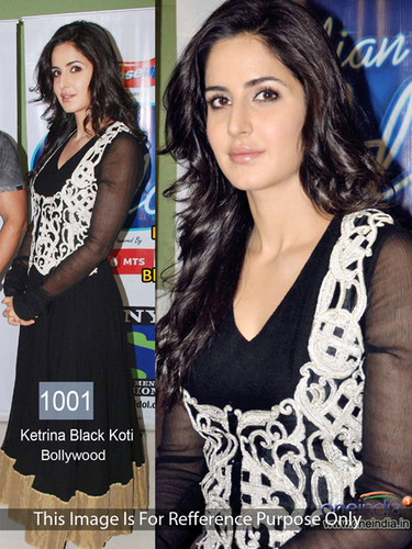 Black bollywood suit