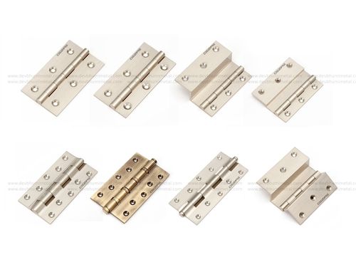 Brass Door Hinges - Durable Brass Composition, Heavy-Duty Design for Long-Lasting Performance