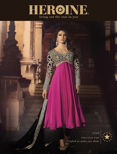 pink or black bolluwood suit