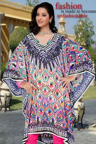 Digital printed kaftans