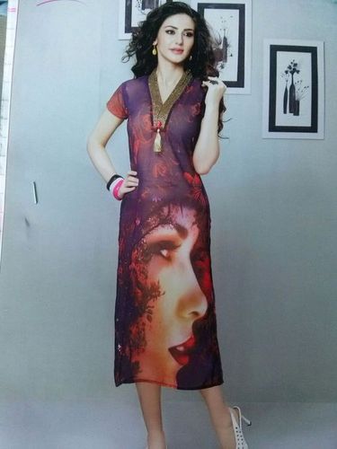 Digital printed kaftans