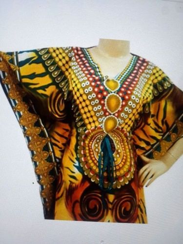 Digital printed kaftans