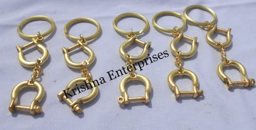Set Of 5 Hand Cuff Key Chain