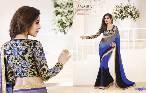 Partywear designer piece of Sarees online sales