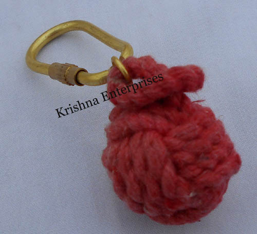 Stylish Rope Brass Key Chain