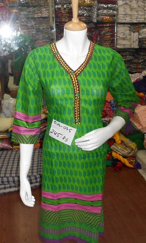Fine Cotton Shape Solid Colour Kurti
