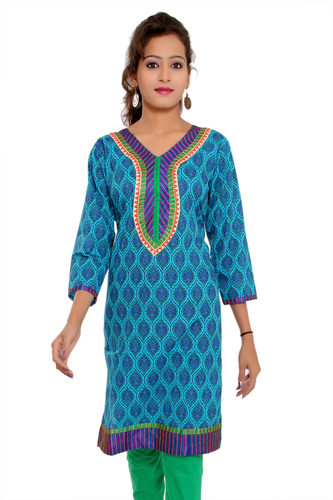 Jacquard Printed Kurti