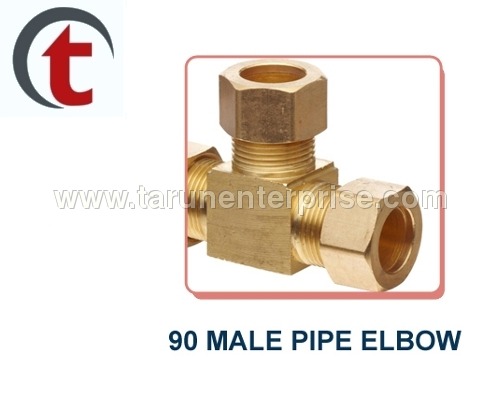 Brass 90A Male Pipe Elbow