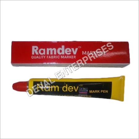 Red Textile Marker Pen