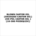 Blown Castor Oil (oxidized Castor Oil)