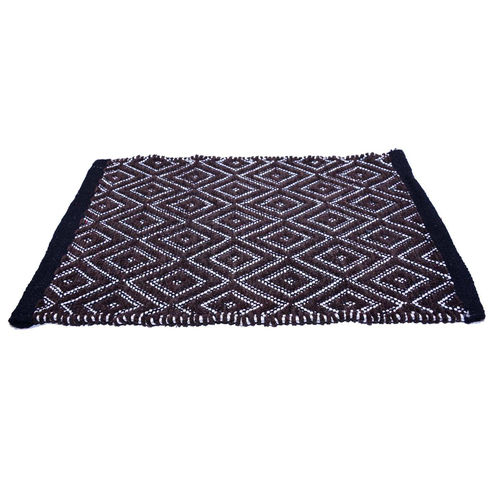 The Diamond Doormat - Chenille 40x60 Cm Brown, Water Absorbent Washable Indoor