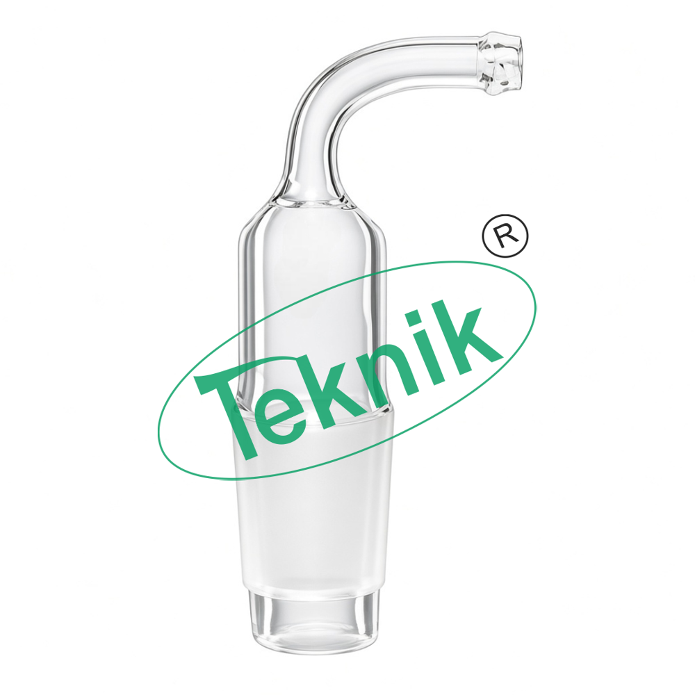 Adapters Cone To Rubber Tubing Right Angle Connection - Application: Laboratory Glassware