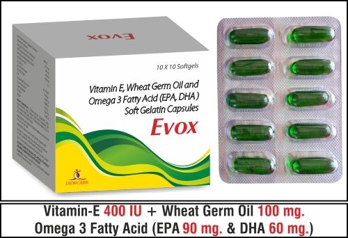 Vitamin E400 Iu Wheat Germ Oil100 Mg Omega 3
